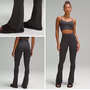 Lululemon Align HR Mini Flare Pant 28” Size 8 in Graphite Grey EXTRA SHORT